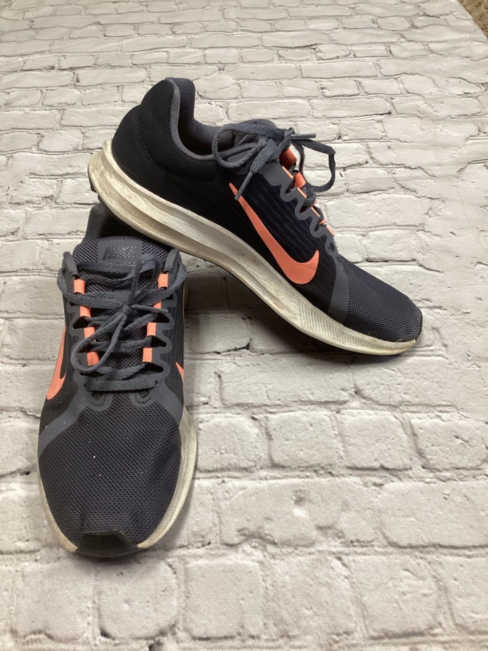 Nike Navy and Coral Athletic Sneakers
